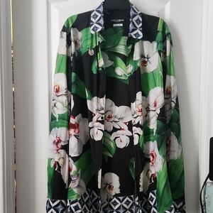 Dolce & Gabbana Black and Green Shirt